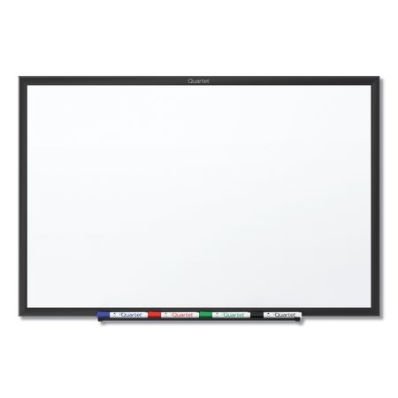 QUARTET Classic Series Total Erase Dry Erase Board, 72 x 48, White Surface, Black Frame S537B